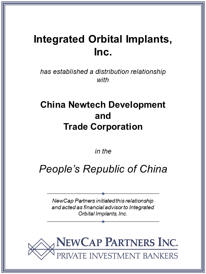 Integrated Orbital Implants