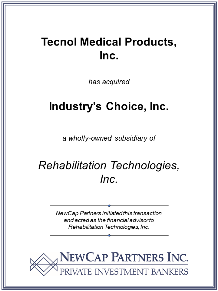 Rehabilitation Technologies - Industry's Choice