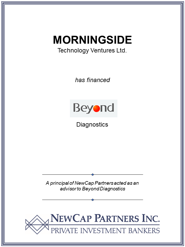 Beyond Diagnostics financing with Morningside