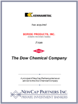 Kennametal Dow